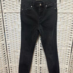 Madewell High Riser Skinny‎ jeans black size 27 euc